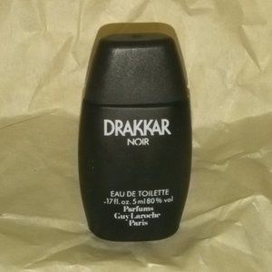 Vintage Guy Laroche, Paris. Drakkar Noir Eau De Toilette Miniature for Men